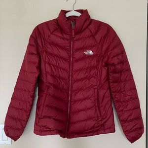 Red Northface Puffer Jacket